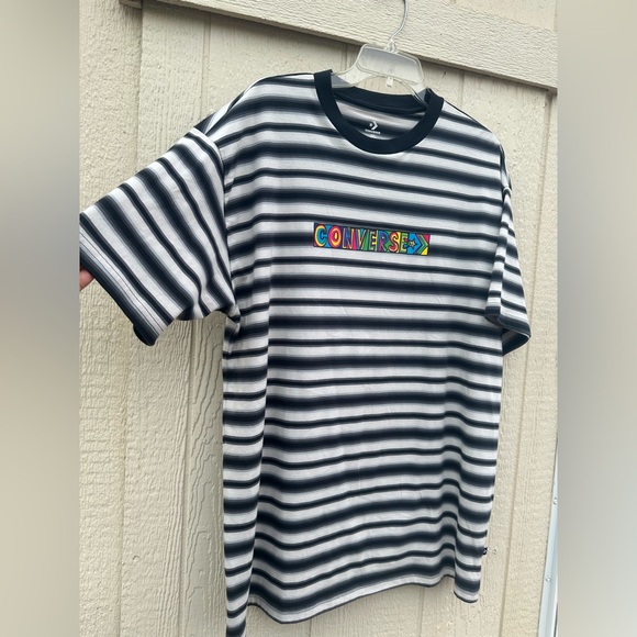 Converse Tops - Vintage Style Converse Short Sleeve T Shirt Converse Spell Out Small Logo Sz M